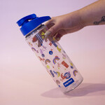 Botella Plastica 750Ml Paprika Graffiti Con Tapon Azul